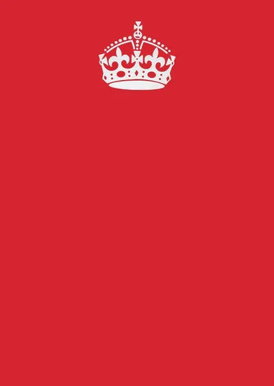 Keep Calm And Carry On Red blank meme template