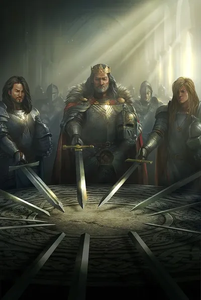 Knights of the Round Table blank meme template
