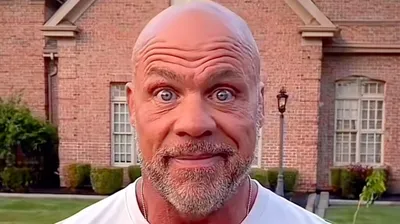 Kurt Angle Stare blank meme template