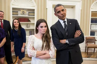 Maroney And Obama Not Impressed blank meme template