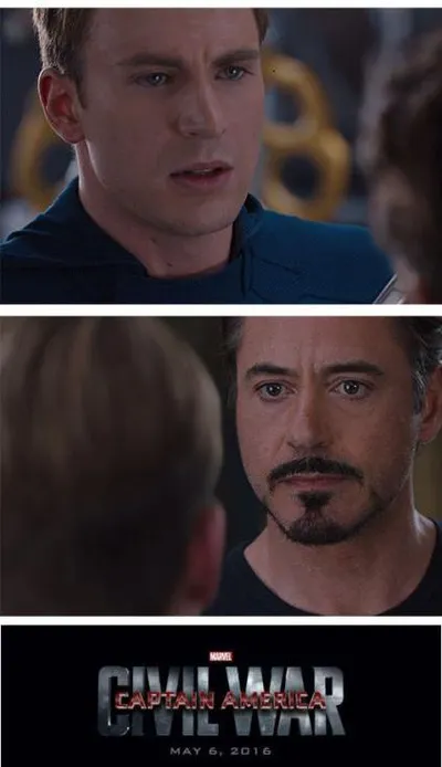 Marvel Civil War 1 blank meme template