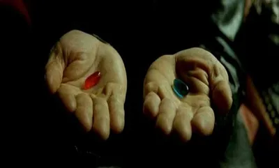 Matrix Pills blank meme template
