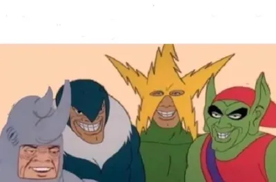 Me And The Boys blank meme template