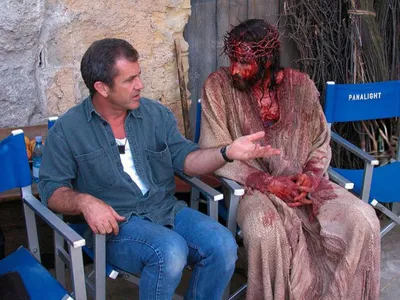 Mel Gibson and Jesus Christ blank meme template
