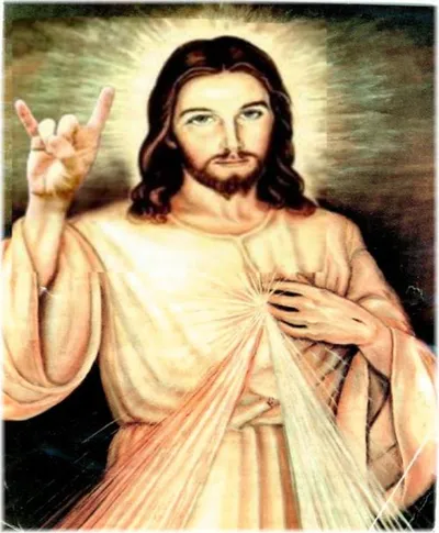 Metal Jesus blank meme template