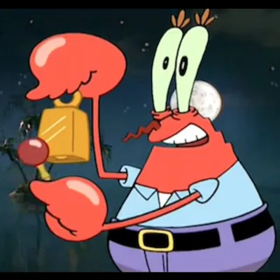 Mr.Krabs Give it up for day blank meme template