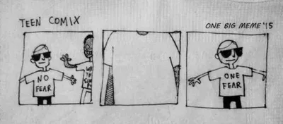 No Fear One Fear blank meme template