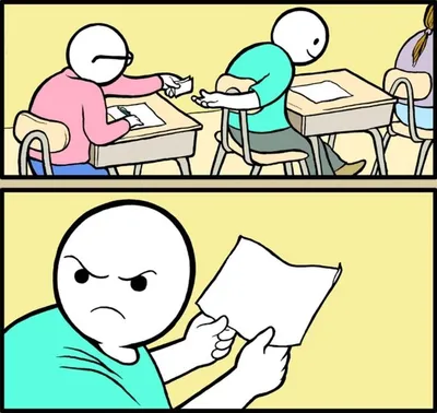 Note passing blank meme template