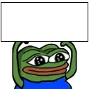 Pepe holding sign blank meme template