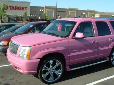 Pink Escalade blank meme template
