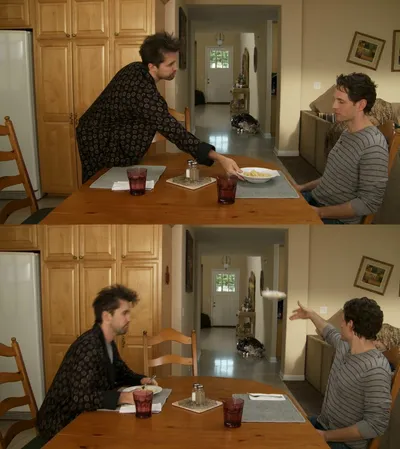 Plate toss blank meme template