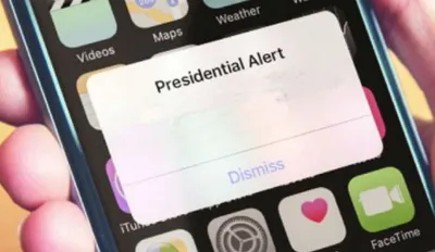 Presidential Alert blank meme template