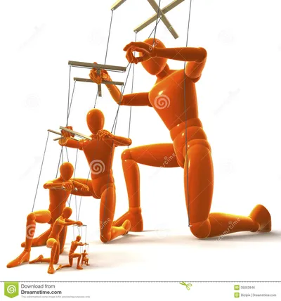 Puppet hierarchy blank meme template