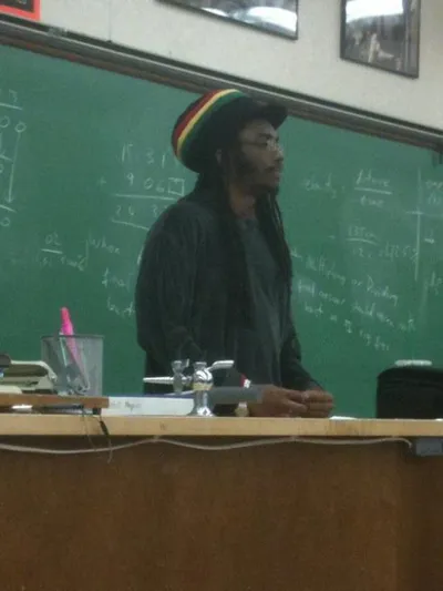 Rasta Science Teacher blank meme template