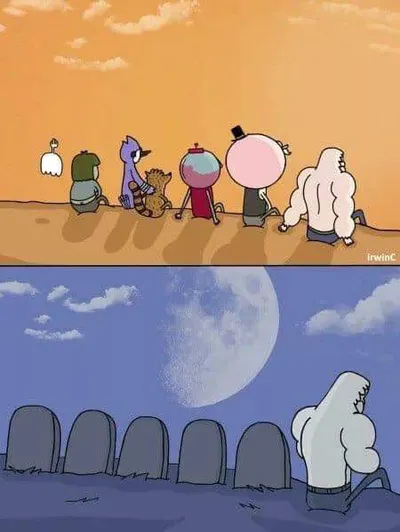 Regular Show Graves blank meme template