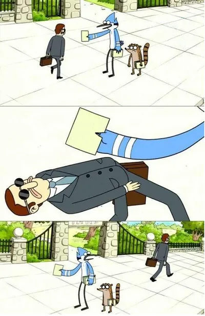 Regular Show blank meme template