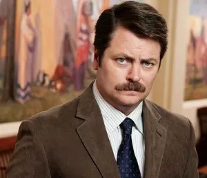 Ron Swanson blank meme template