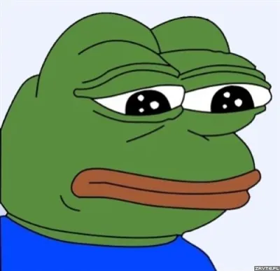 sad frog blank meme template