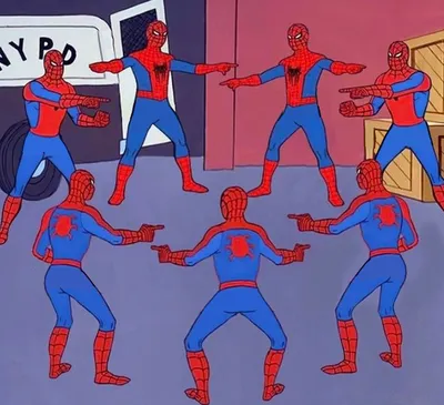 same spider man 7 blank meme template