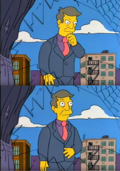 Skinner Out Of Touch blank meme template
