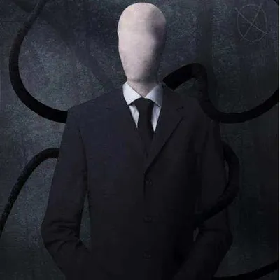 Slenderman blank meme template