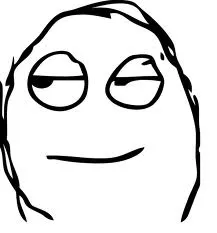 Smirk Rage Face blank meme template