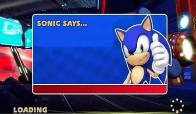 Sonic Says blank meme template