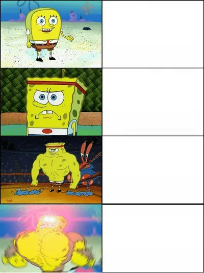 Sponge Finna Commit Muder blank meme template