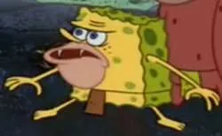 Spongegar blank meme template