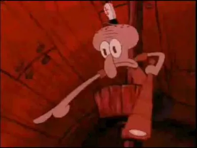 Squidward pointing blank meme template