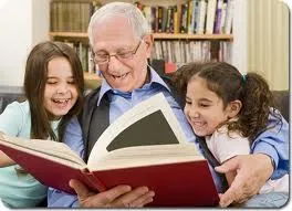 Storytelling Grandpa blank meme template