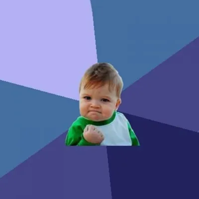 Success Kid blank meme template