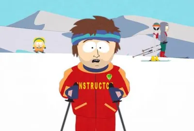 Super Cool Ski Instructor blank meme template