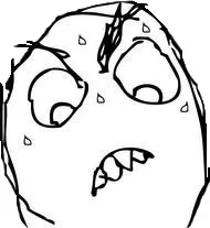 Sweaty Concentrated Rage Face blank meme template