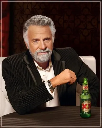 The Most Interesting Man In The World blank meme template