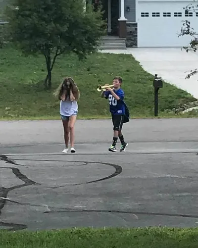 Trumpet Boy blank meme template