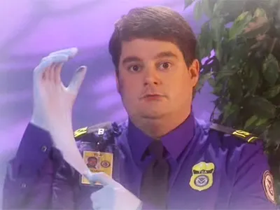 TSA Douche blank meme template
