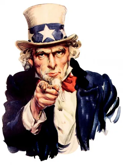 Uncle Sam blank meme template
