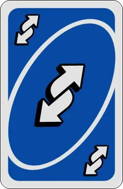 uno reverse card blank meme template