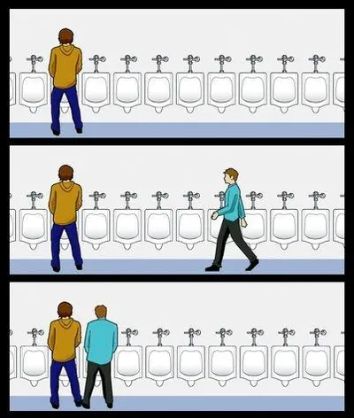 Urinal Guy blank meme template