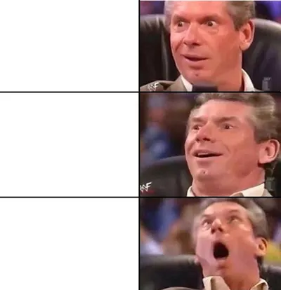Vince McMahon blank meme template
