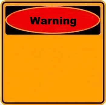 Warning Sign blank meme template