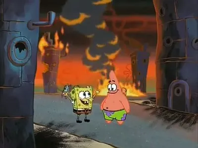 "We did it, Patrick! We saved the City!" meme template