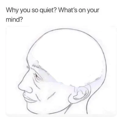 What's on your mind? blank meme template