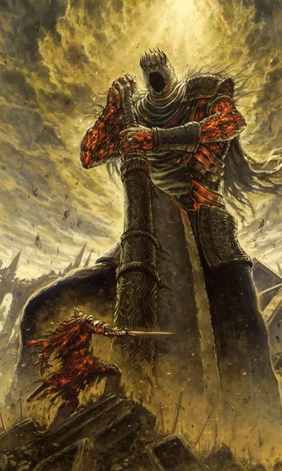 Yhorm Dark Souls blank meme template