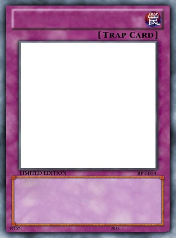 trap card blank meme template